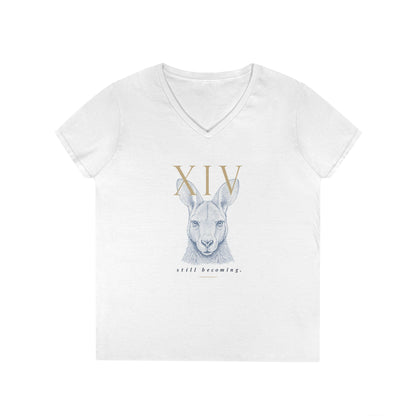 Gildan 5V00L v-neck shirt (Keke)