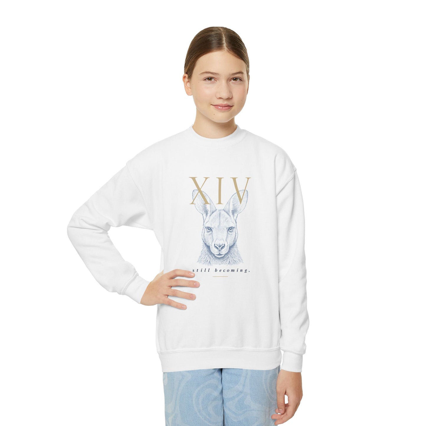 Gildan 18000B Kid Crew sweatshirt (Keke)