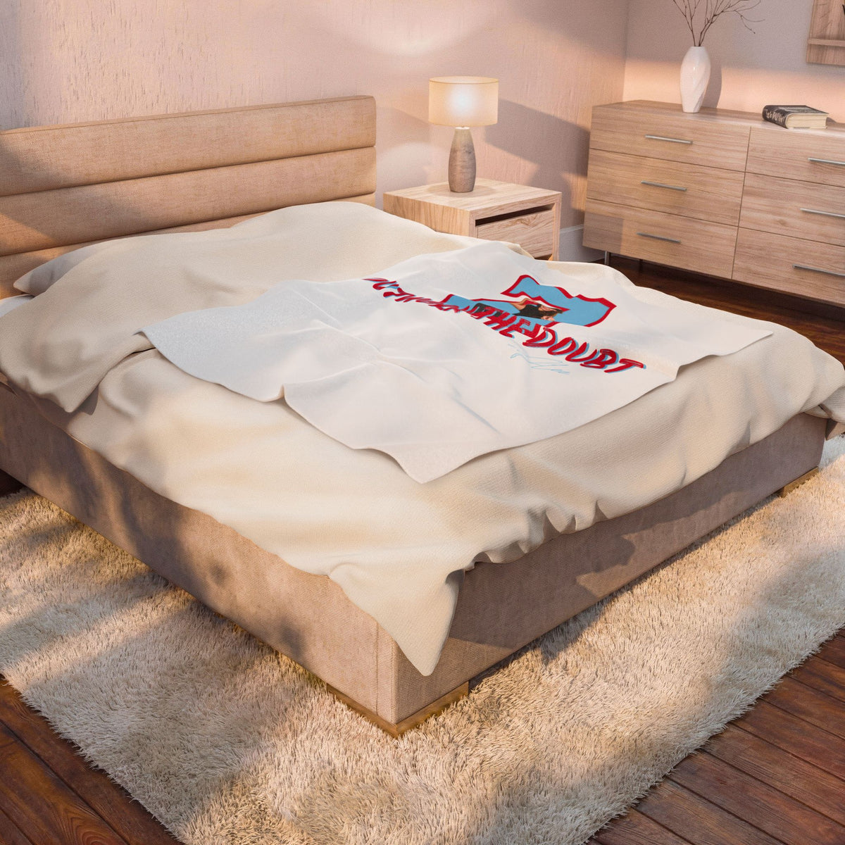 Personalized Sports Photo Plush Blanket — (JLee)