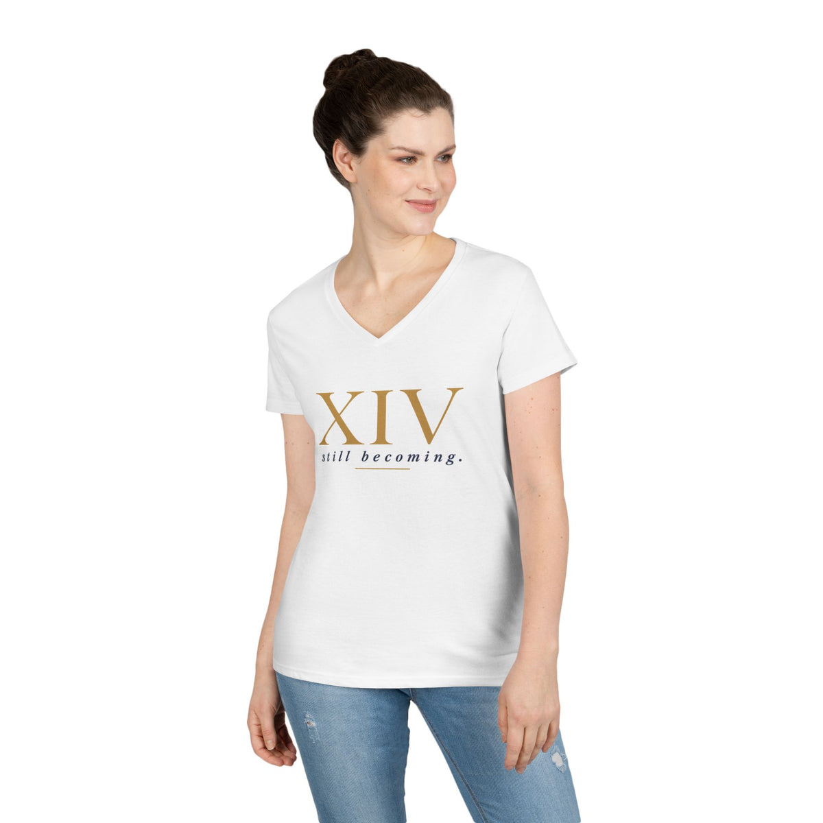 Gildan 5V00L v-neck shirt (Keke)