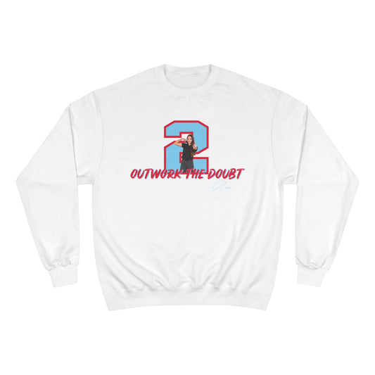 Champion Sweatshirt "Outwork The Doubt" Crewneck (Jlee)
