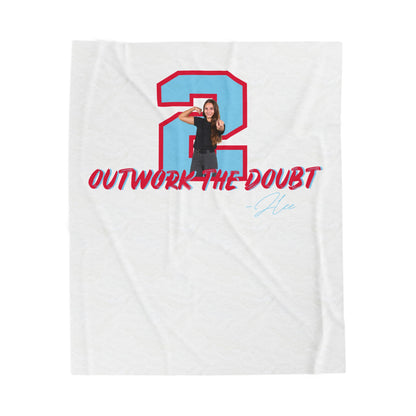 Personalized Sports Photo Plush Blanket — (JLee)