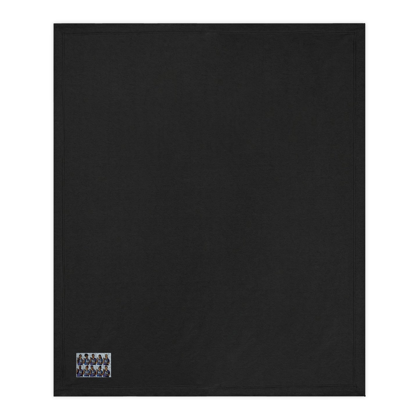 Embroidered Stadium Blanket – Small Corner Logo Game Day Throw