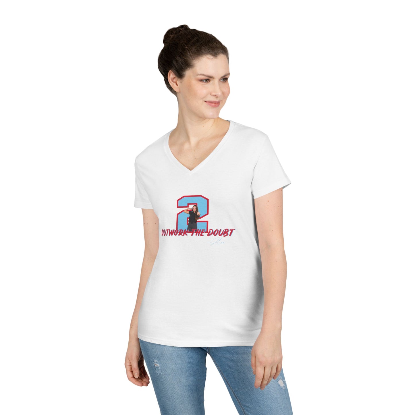 Gildan 5V00L v-neck shirt (Jlee)
