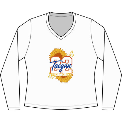 Port and Company LPC450VLS long sleeve v-neck (Taegan)