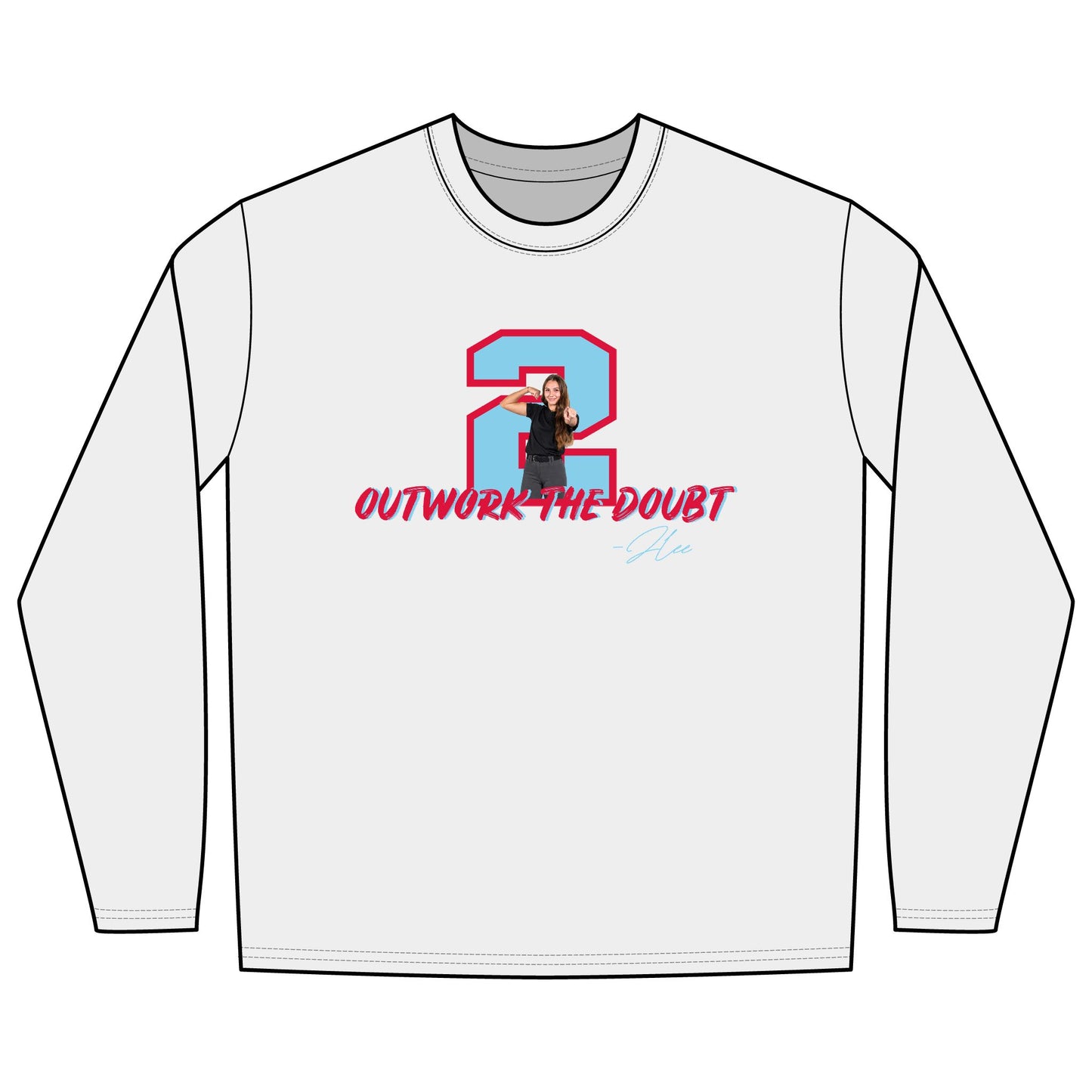 Gildan 42400 long sleeve dry fit material (Jlee)