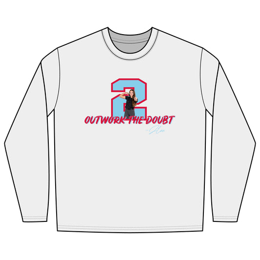 Gildan 42400 long sleeve dry fit material (Jlee)