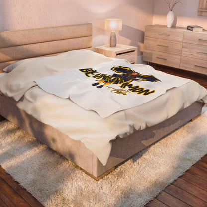 Personalized Sports Photo Plush Blanket — (Addi)