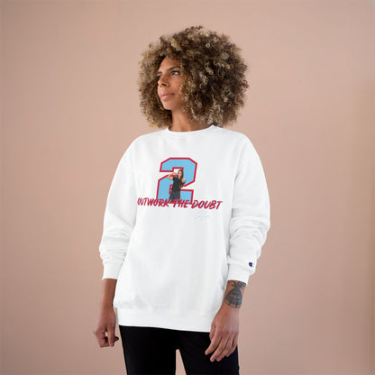 Champion Sweatshirt "Outwork The Doubt" Crewneck (Jlee)