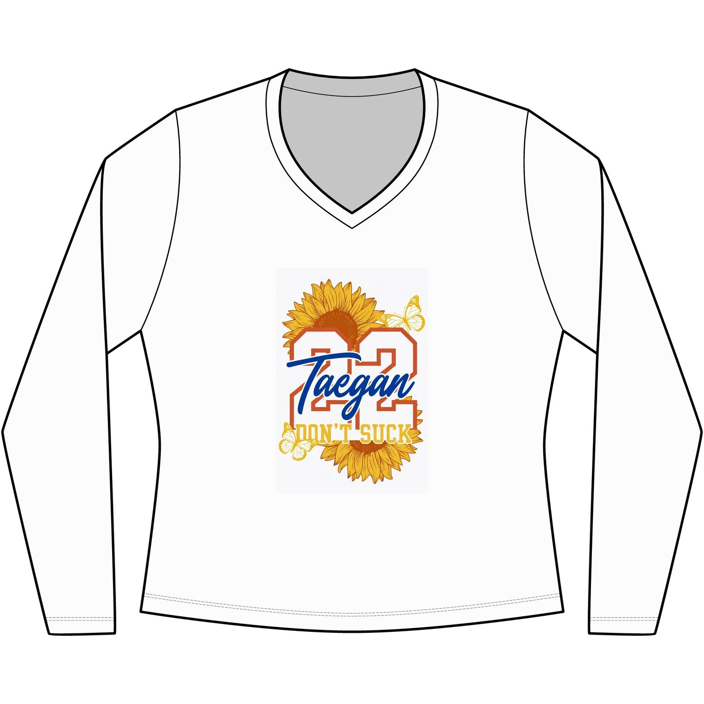 Port and Company LPC450VLS long sleeve v-neck (Taegan)
